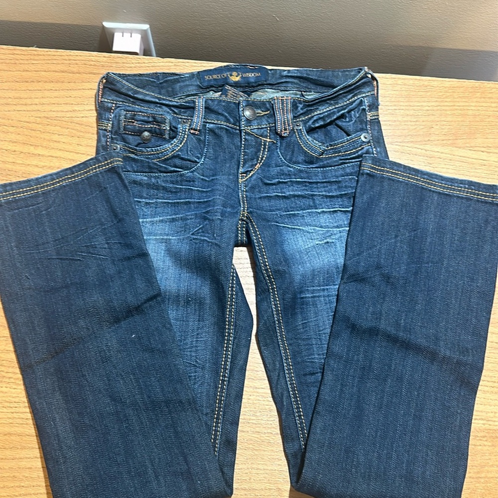 Source Of Wisdom Size 1 Bootcut Jeans - image 1
